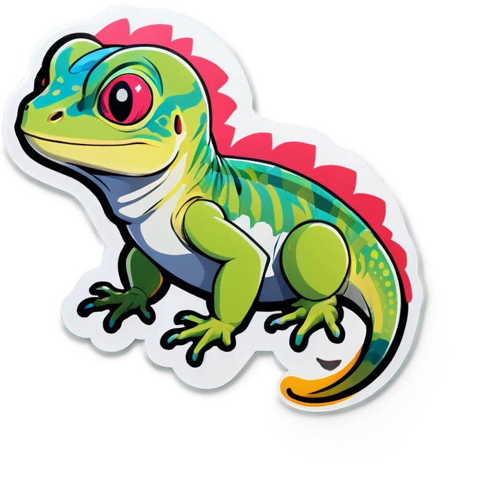 a cute lizard emoji