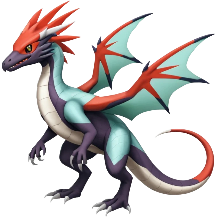 Latias-Silvally-Noivern-Salandit-Fusion (full body) emoji