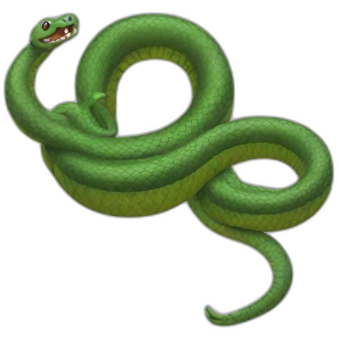 serpent sur araigné emoji