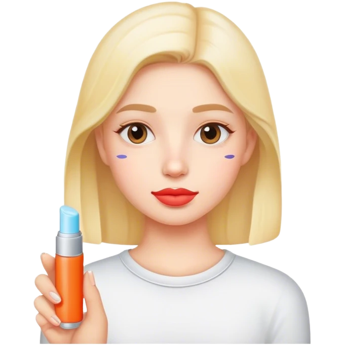 cute Lip balm emoji