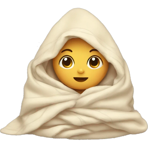 baby wrapped in a blanket emoji