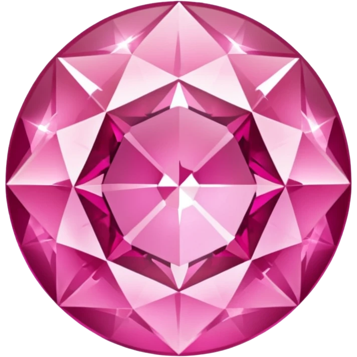 Pink diamond emoji