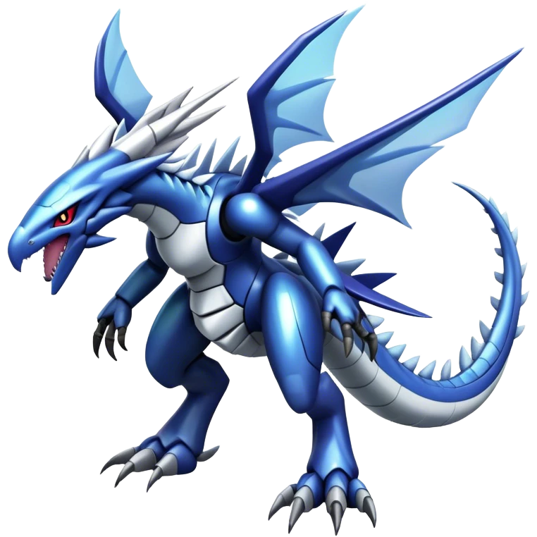  Cool Edgy Shiny Ethereal Legendary Digimon-Dialga-Palkia-hybrid full body emoji