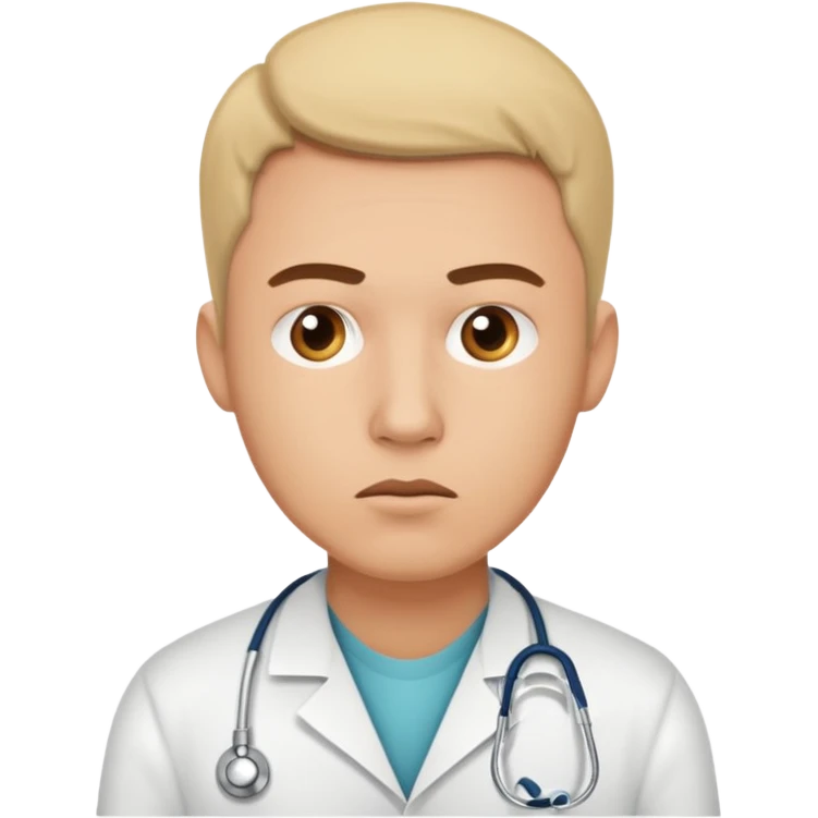 A male customer who has been looking for feedback or advice on a medical condition. I want to see the two options. No headset or computers. emoji