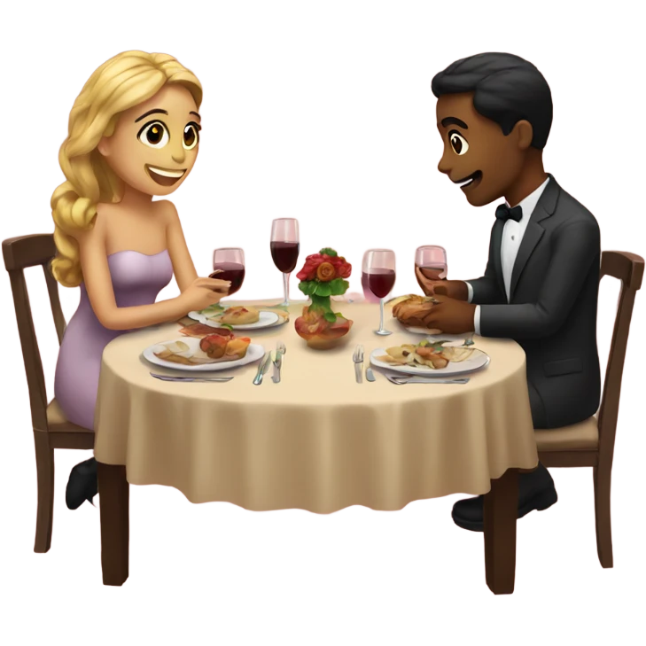 romantic dinner emoji