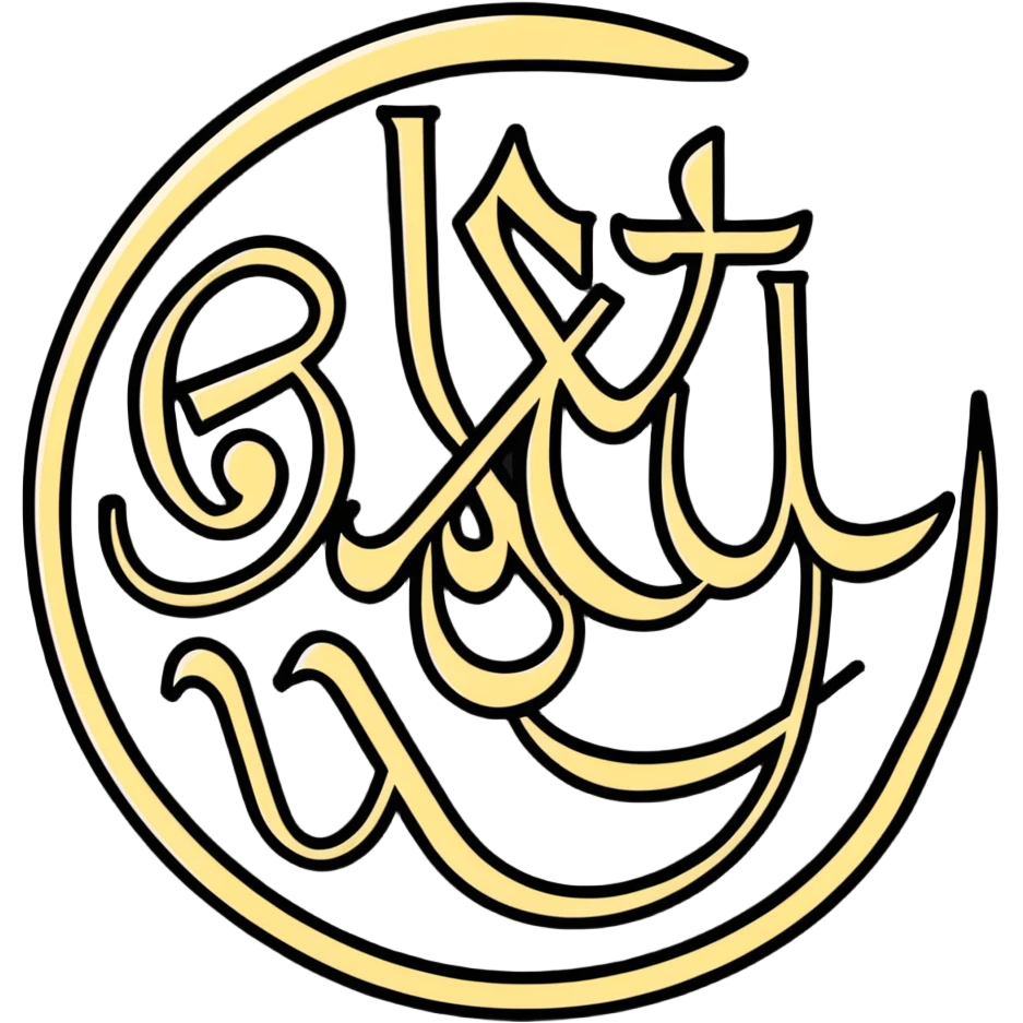 حسیب (Haseeb) name in decorative Arabic calligraphy emoji