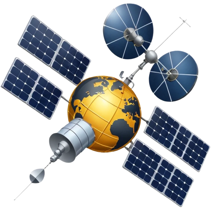 satellite in orbit emoji