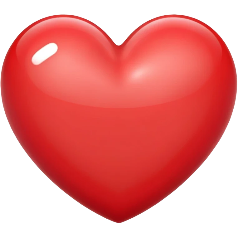 bright pale red heart emoji