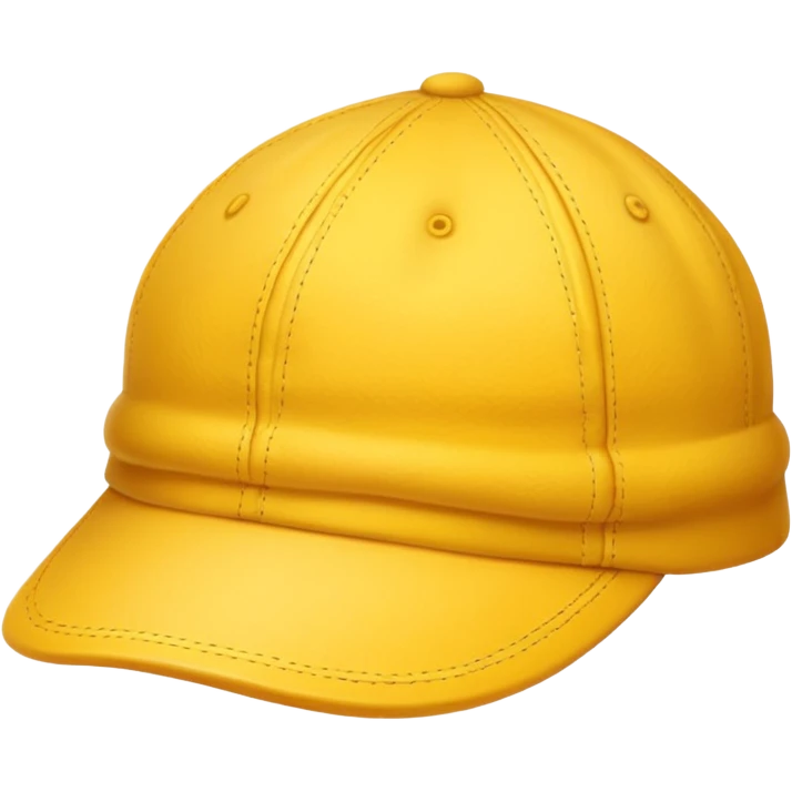 cap cloth yellow emoji