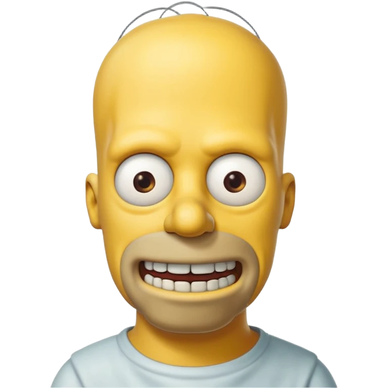 Homer Simpson  creepy emoji