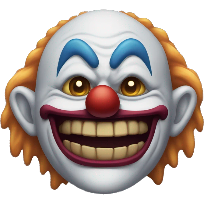 evil clown emoji
