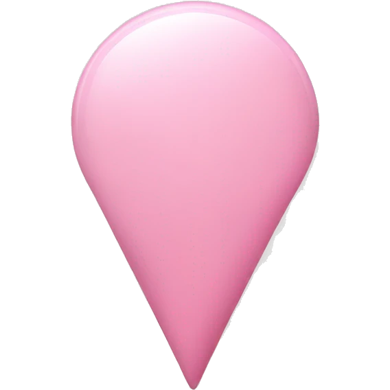 Soft Pink location pin emoji