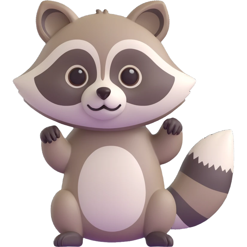 Raccoon emoji