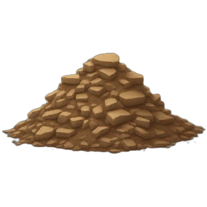 Pile of ground emoji
