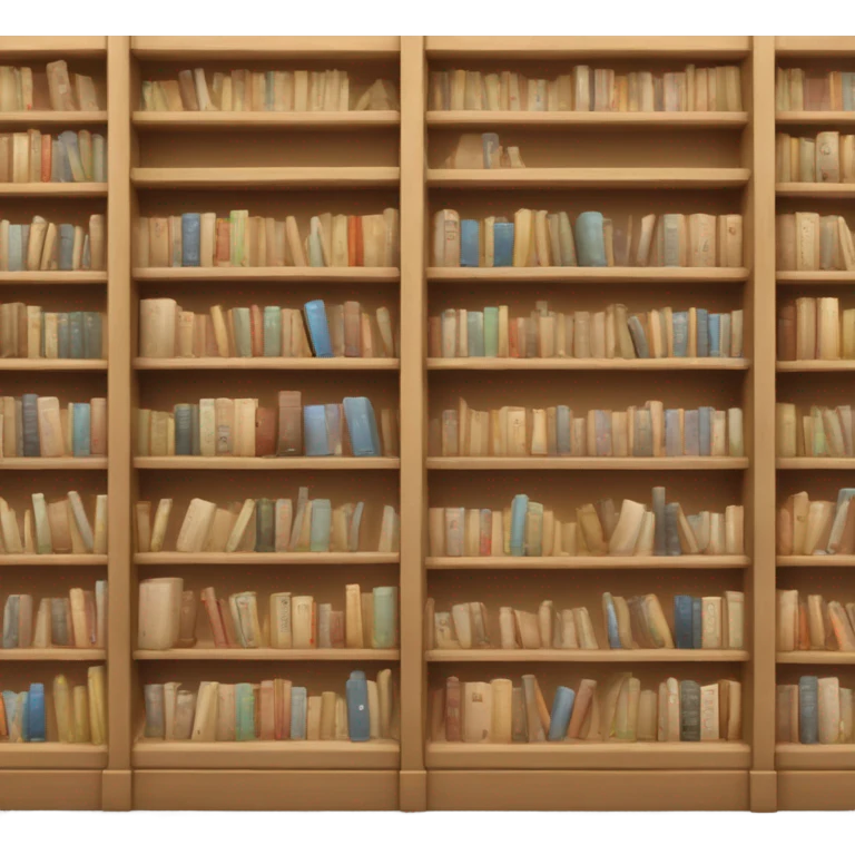 Beige bookshop emoji