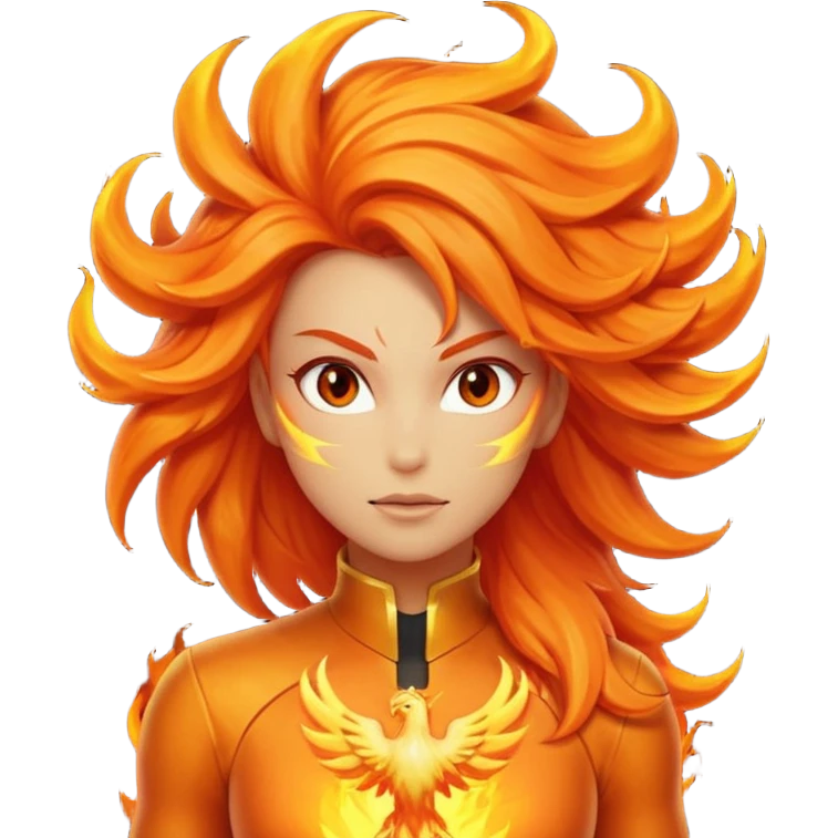 Phoenix force from marvel emoji