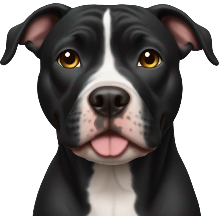 black pitbull  emoji