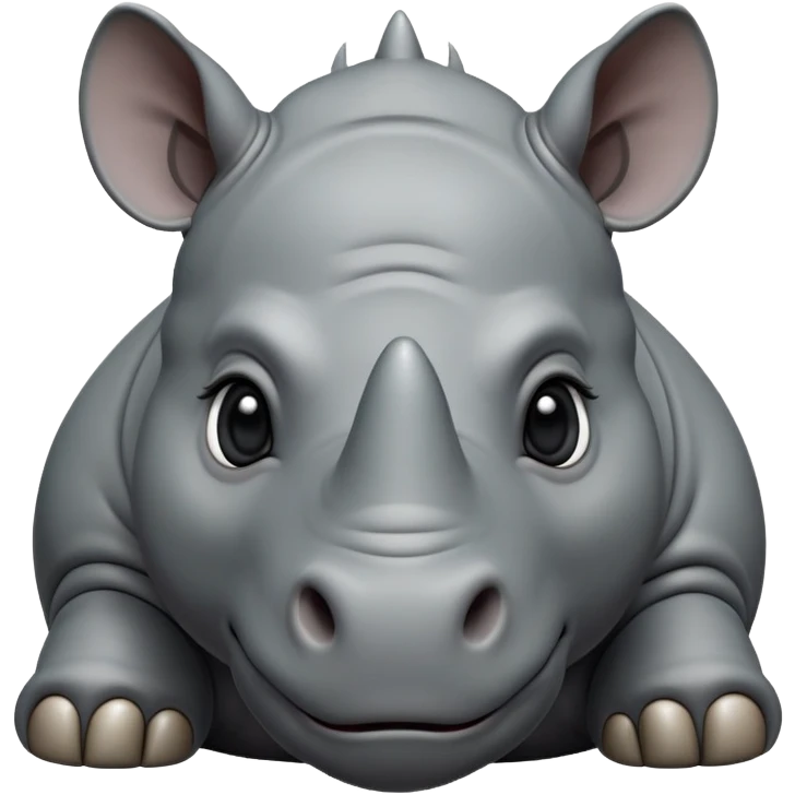 cinematic-noble-baby-rhinoceros-portrait-emoji,slate-grey-hide--poised-and-regal,-with-a-massive,-powerful-build-and-a-thick,-deep-set-soulful-piercing-eyes,-simplified-yet-sharp-and-sophisticated-features,-highly-detailed,-large-black-eyes emoji