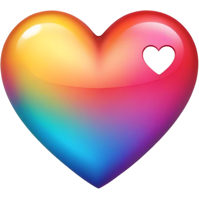   Coeur multicolore  emoji