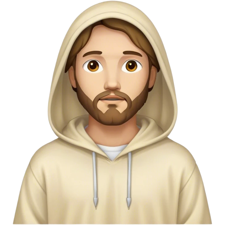 jesus christ in a hoodie emoji
