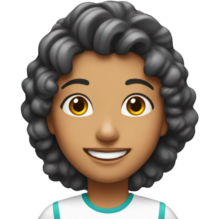 Rizada enamorada emoji