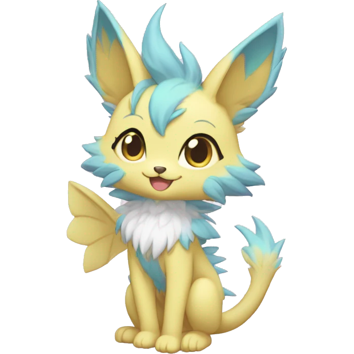 Anthro-Pastel-Fur-Sona-Chibi-Shiny-Fakémon full body emoji