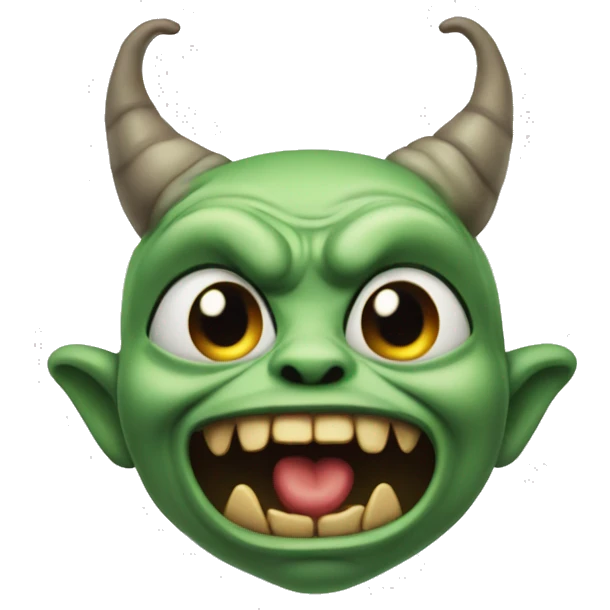 drooling imp emoji