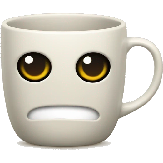 Vintage mug emoji