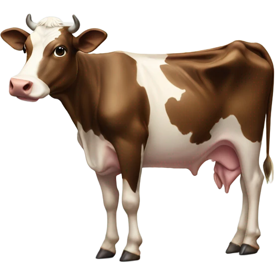 Cow with wingless emoji