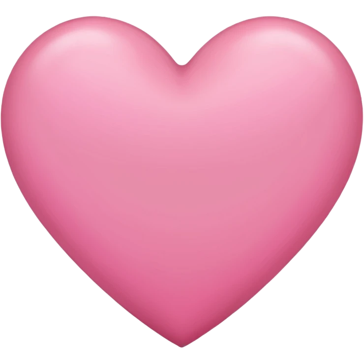 pink heart, no details emoji