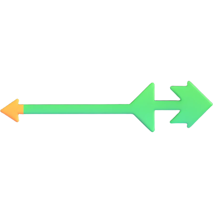 arrow with speed motion lines emoji