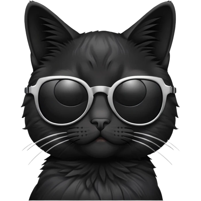 Cat wearing sunglasses emoji