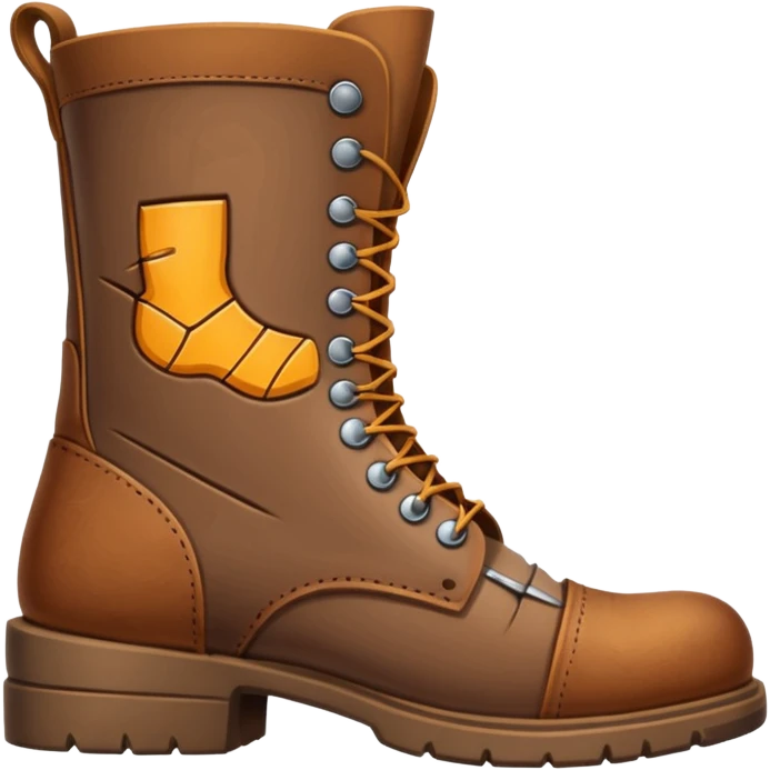 fractured boots sole emoji
