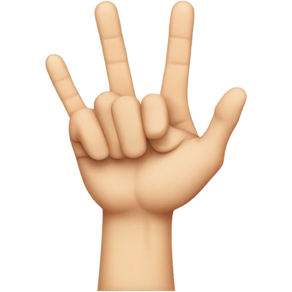 making a cross with fingers  emoji
