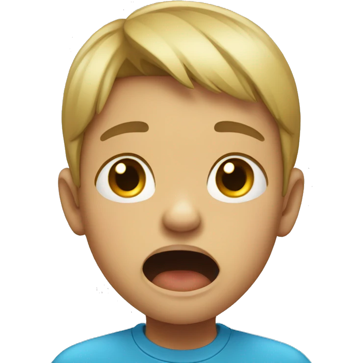 Kid crying emoji