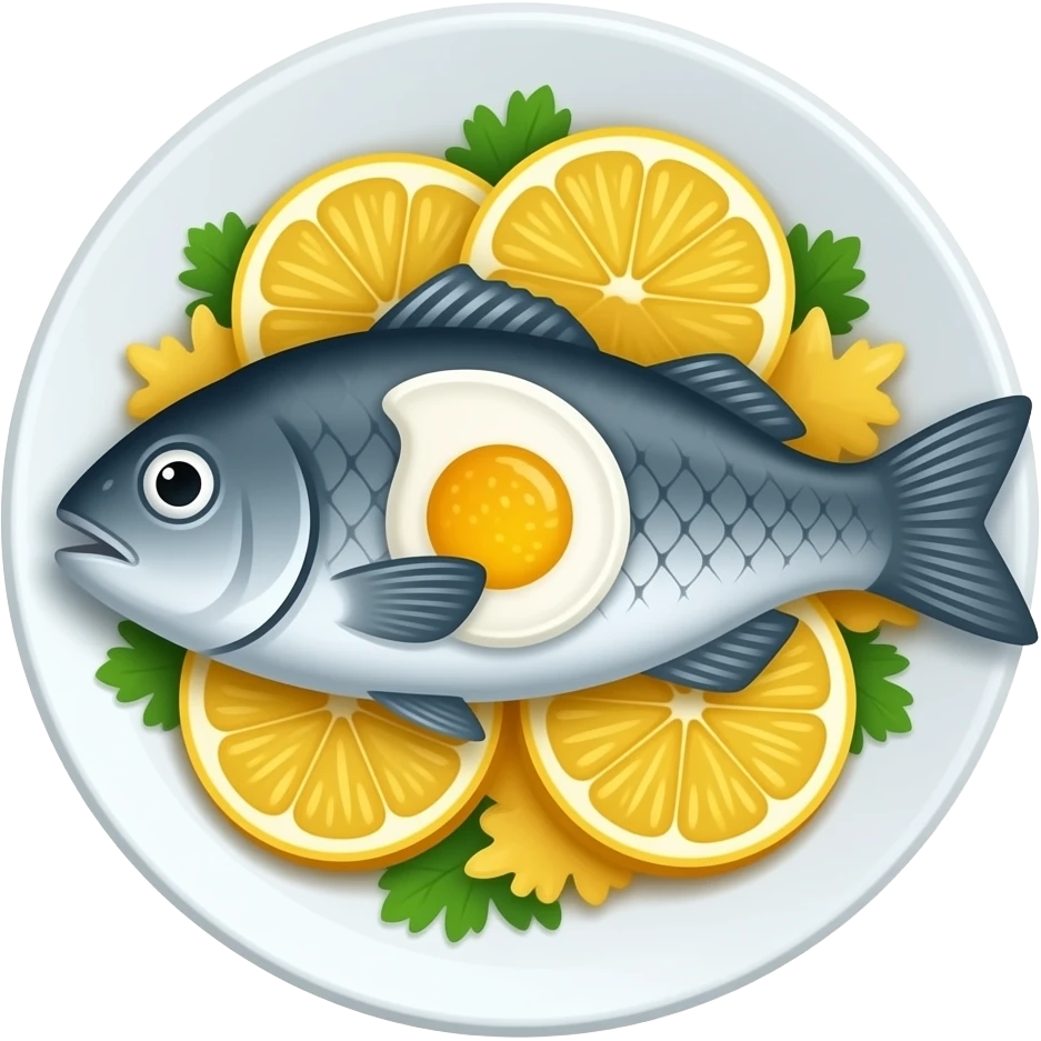 fish dish emoji