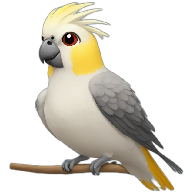 chill cockatiel emoji
