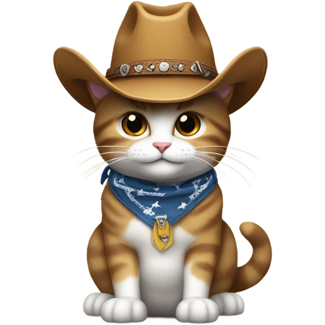 cowboy cat emoji