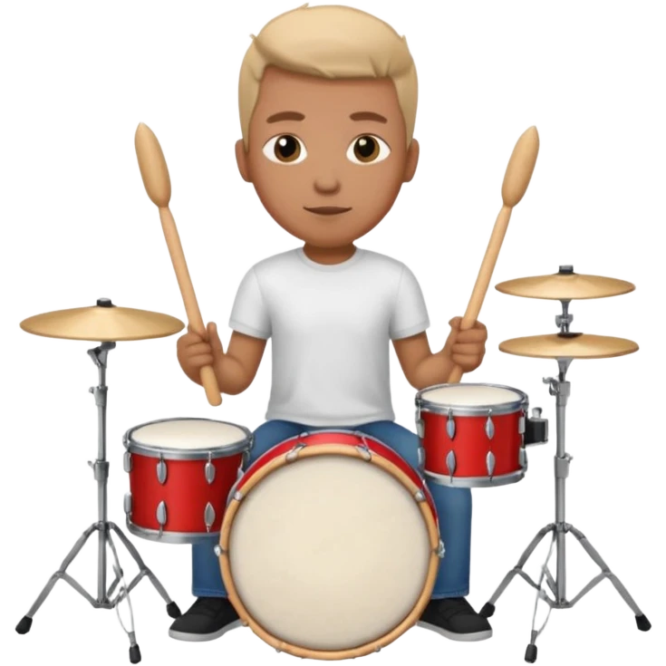drummer at drum kit emoji