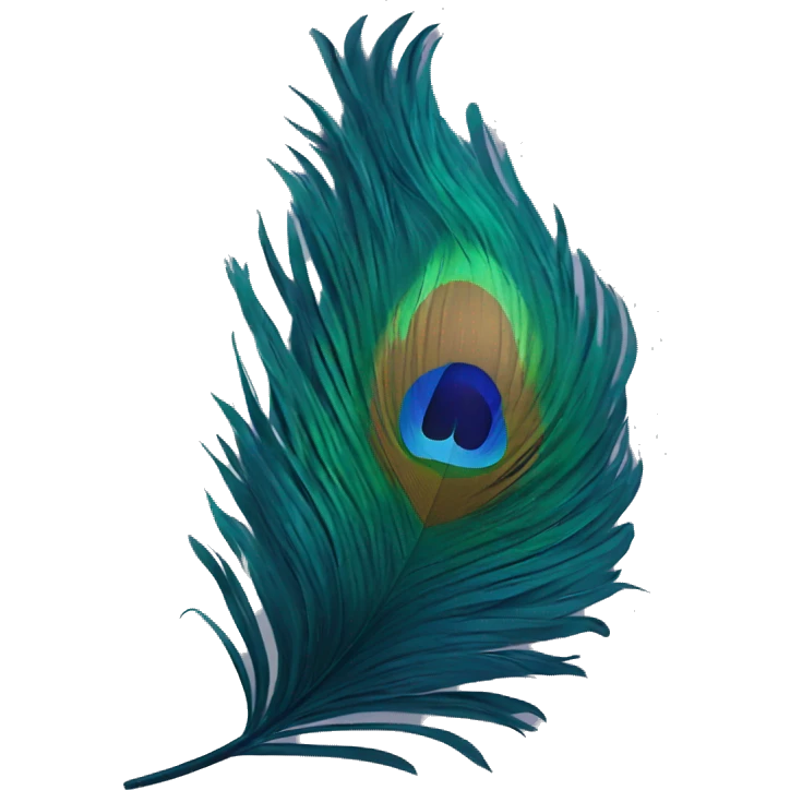 Peacock feather  emoji