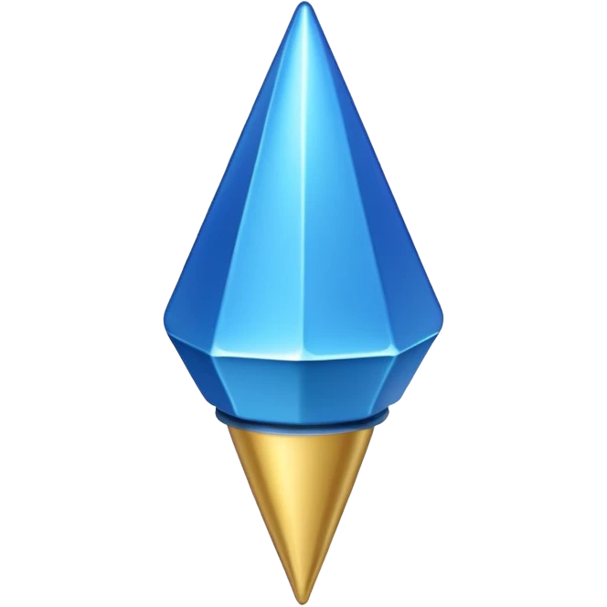 blue pin for map emoji