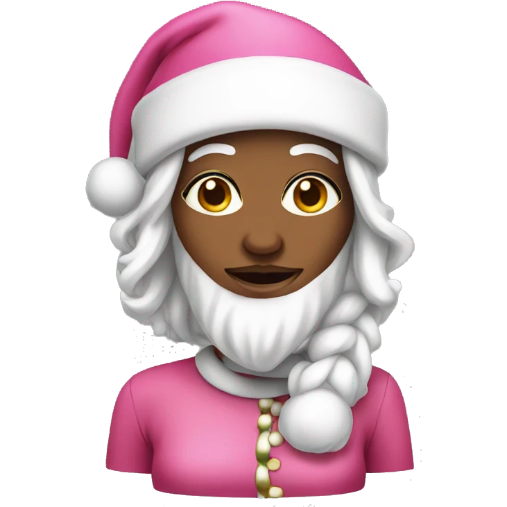 pink santa woman emoji