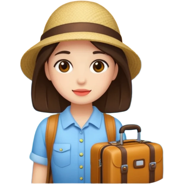 travel aesthetic girl emoji