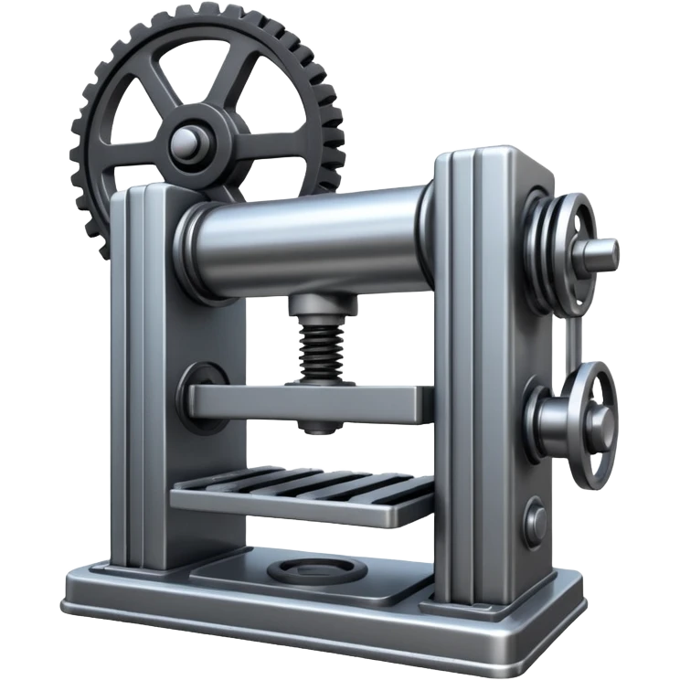 mac os icon mechanical press emoji