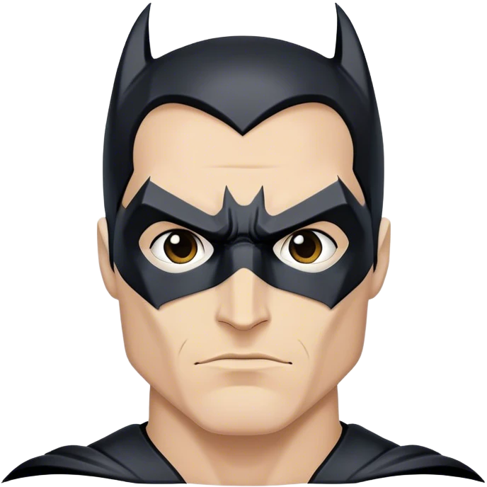 Comic book style batman emoji