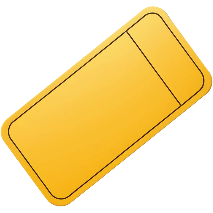yellow ticket card emoji
