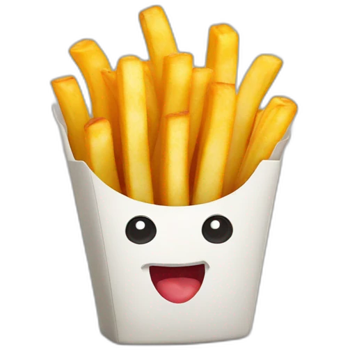 frenchy french fry character emoji