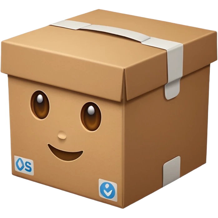 paper box withoutface emoji