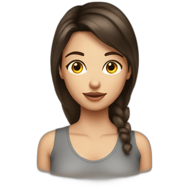 brunette-girl-wearing-a-seethrough-shirt emoji