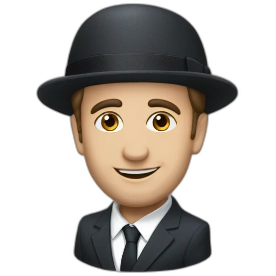 Macron avec une kippa  emoji